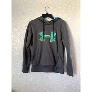 Under Armour Hoodie ColdGear Gray Pullover Athletic Jacket Womens Size SM/P